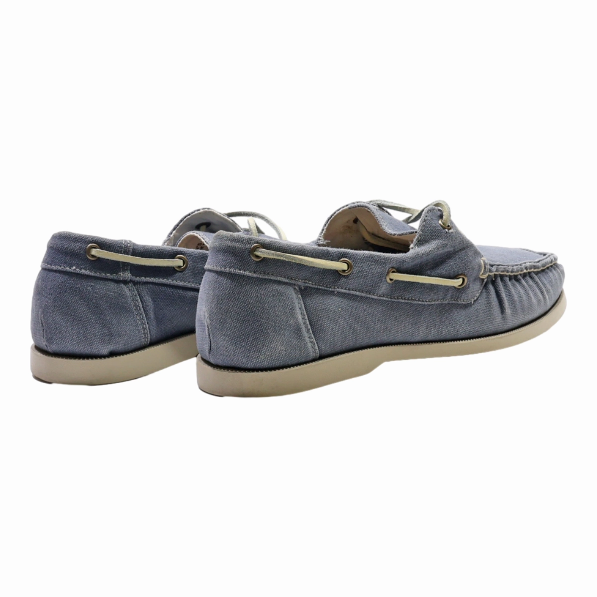 Burgundy Casual Shoes COLE HAAN Espadrille Shoes Blue Canvas Mens UK 9