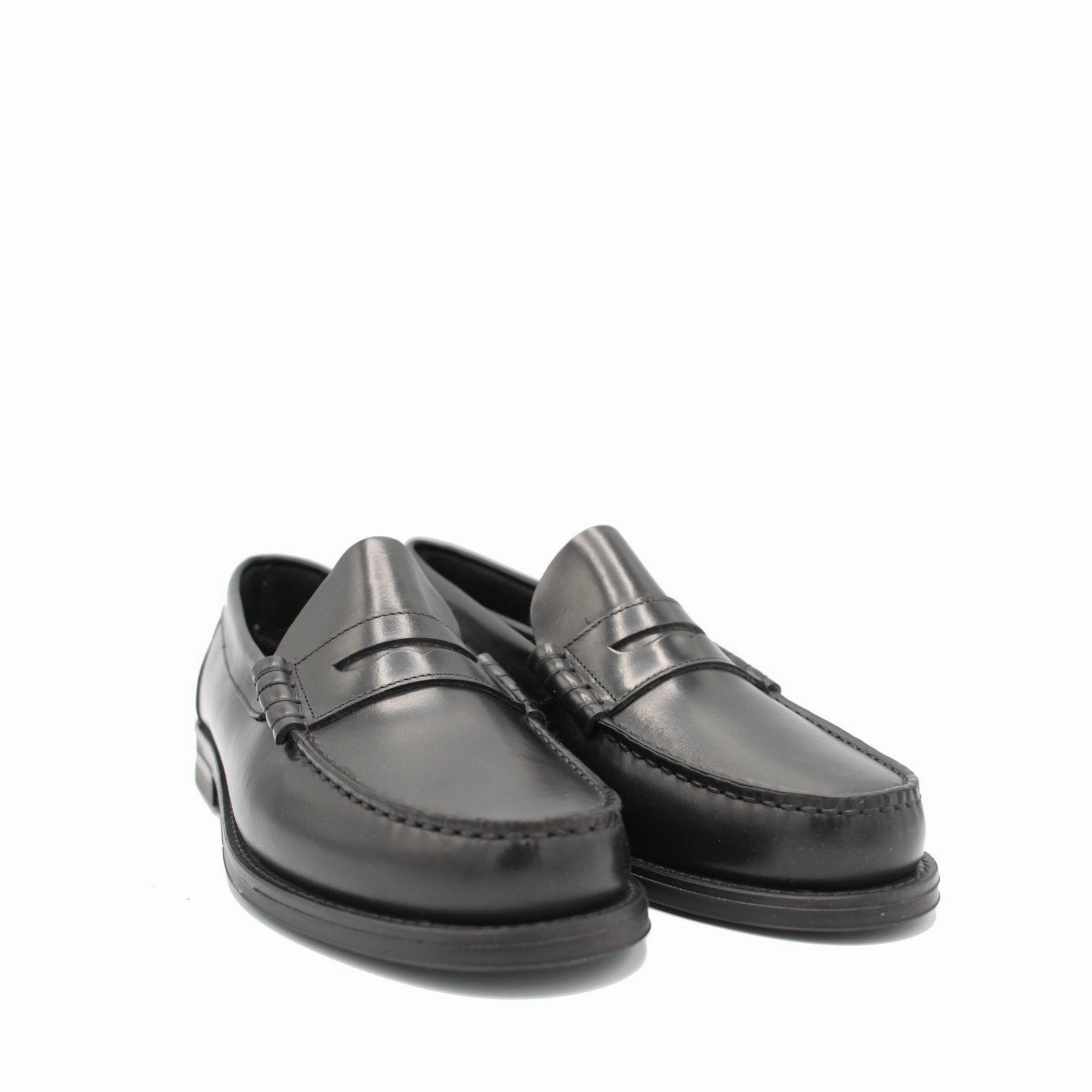 Loafers Bamboo COLL BLACK LEATHER