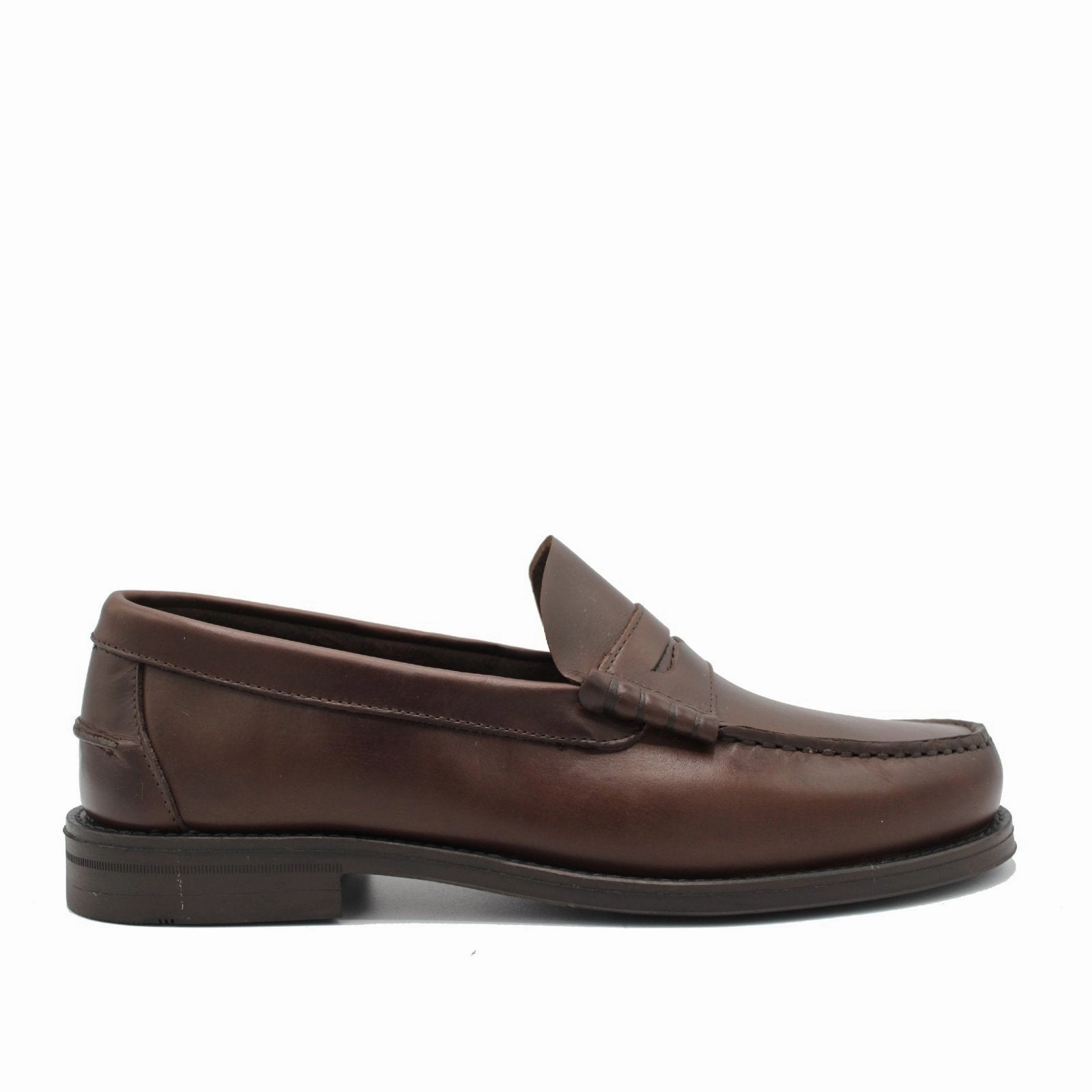 Loafers With Skirts COLL DARK BROWN LEATHER