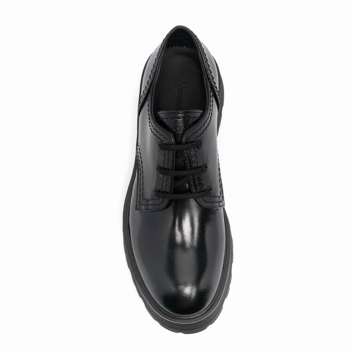 Rave Derby Chunky, Black Plaid Derby Shoes