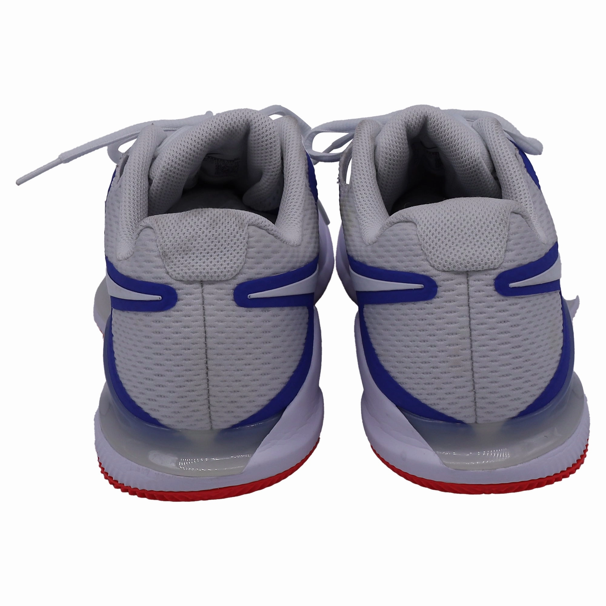 Nike Court Air Zoom Vapor X Sneakers in White Game Royal Polyester New Balance Shoes For Tennis