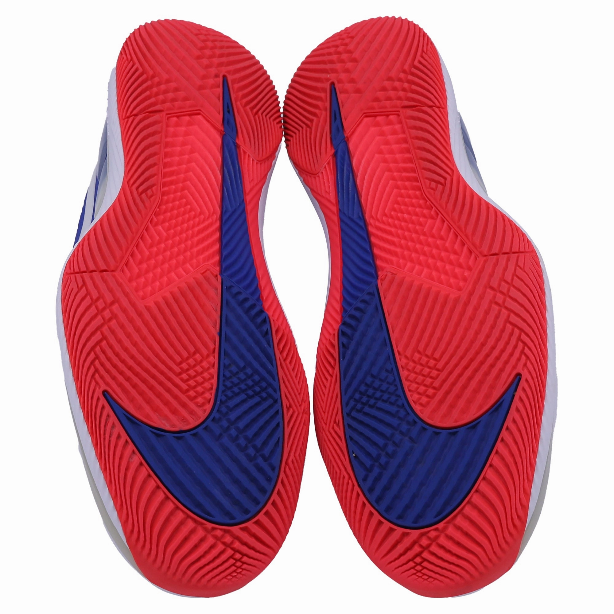 Tennis Court Shoes Nike Court Air Zoom Vapor X Sneakers in White Game Royal Polyester