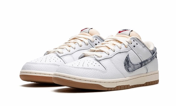 Nike Shoe Sketch Nike Dunk Low New Americana Washed Denim