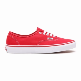 Vans Unisex Authentic Shoes - Red Best Cushioned Casual Shoes