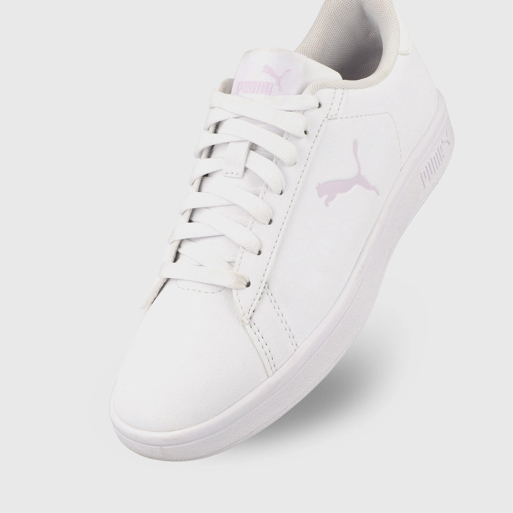 Puma Womens Smash 3.0 Cat Sneakers White Best Tennis Shoes