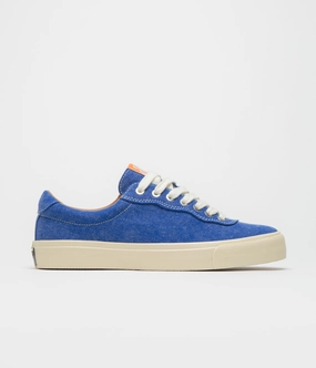 Last Resort AB VM001 Canvas Shoes - Washed Royal Blue / White Dr. Martens 1461 Casual Shoe