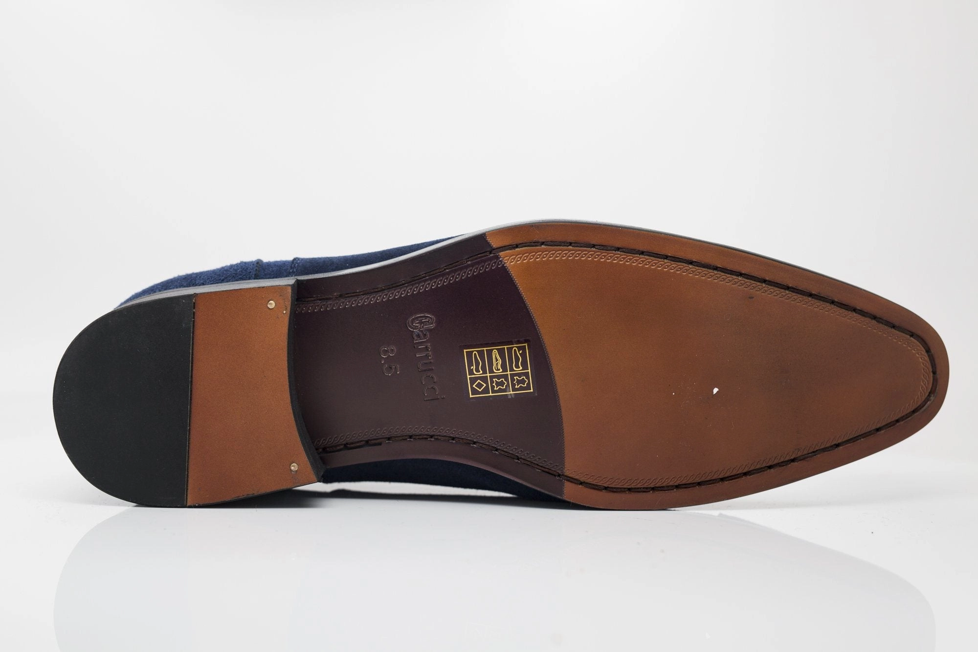 Platform Leather Oxfords Suede Lace-Up Oxford Blue