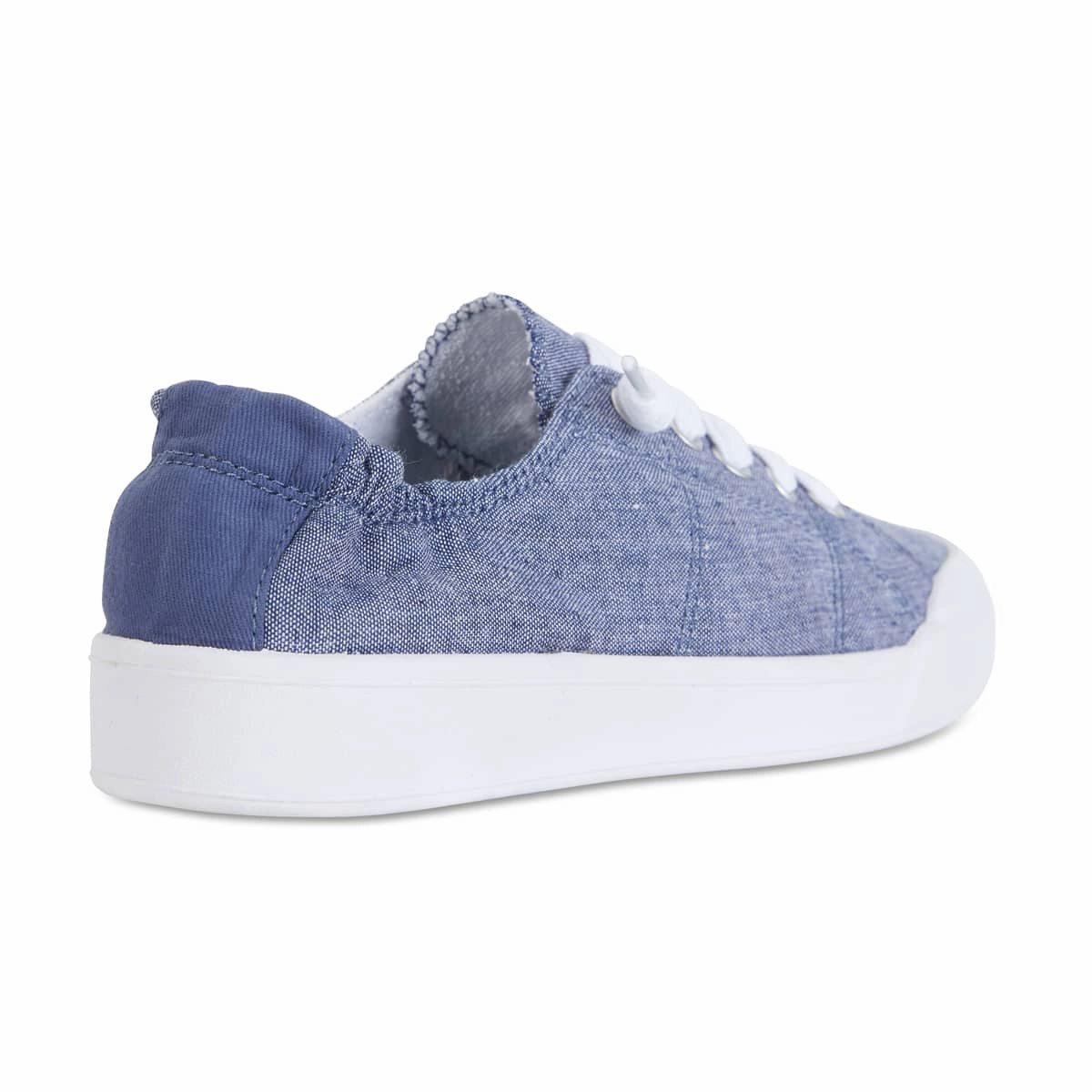 Casual Shoes Without Laces Switch Sneaker in Denim Canvas