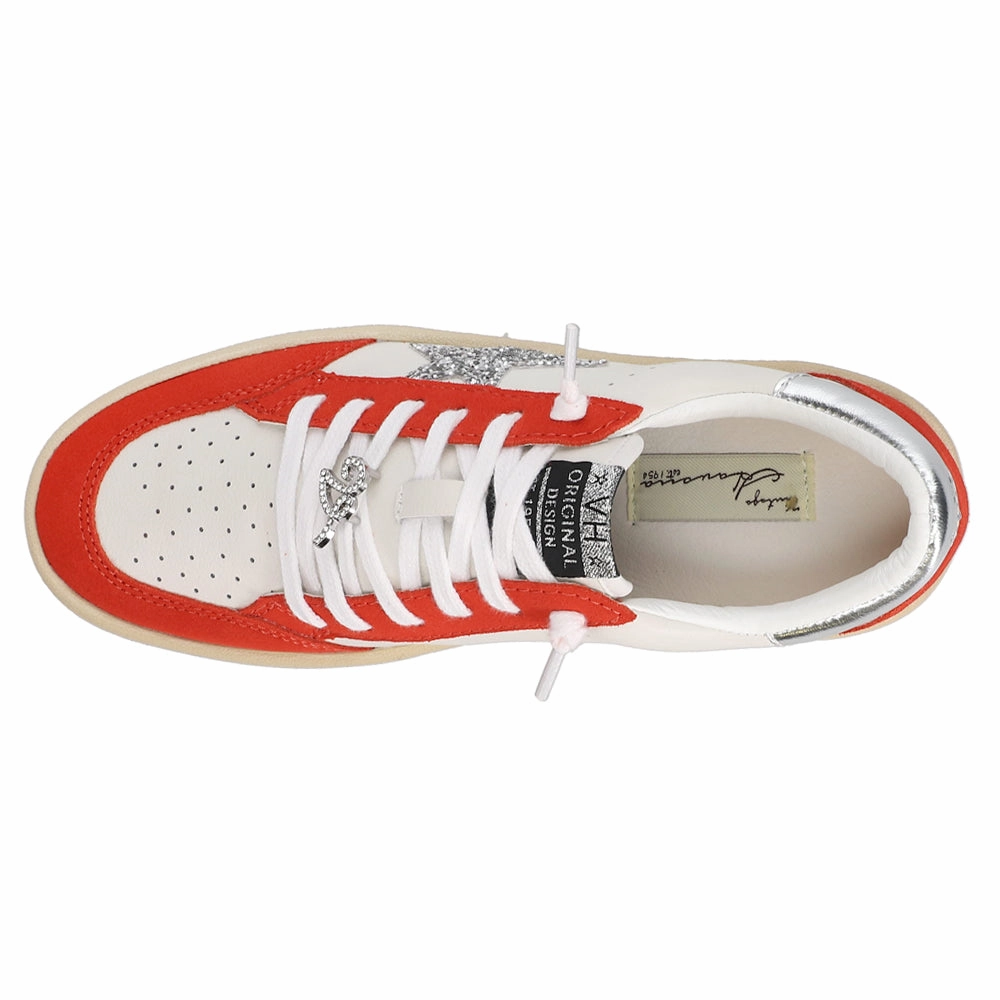 Denisse Metallic Glitter Slip On Sneakers Extra Wide Slip On Shoes For Swollen Feet