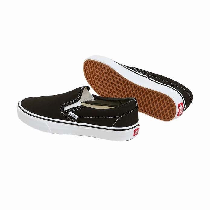 Vans Classic Slip-On Unisex Tela VN000EYEBLK | Sneakers nere Slip-on Chelsea Boots