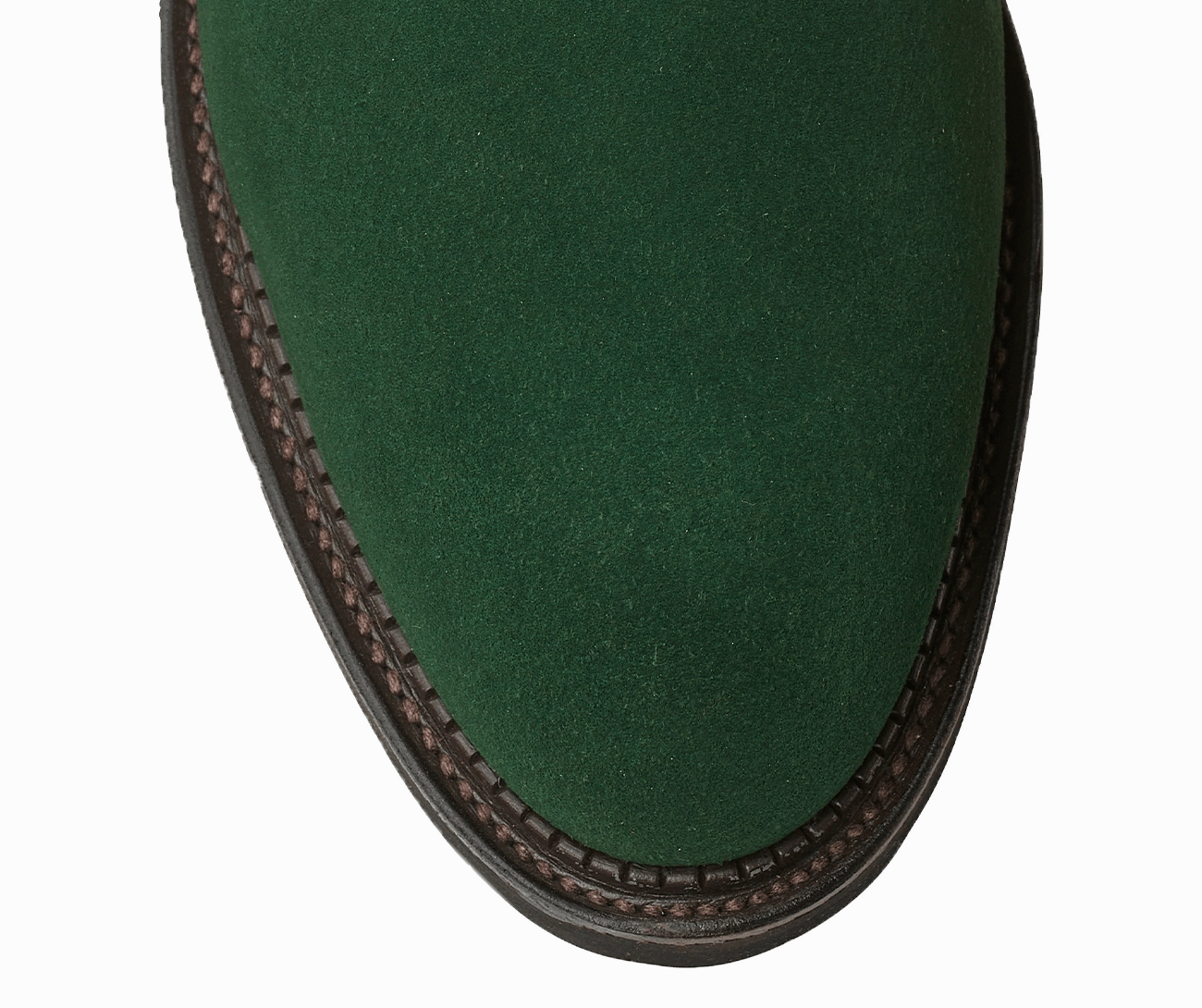 Lace Up Leg Shoes Grasmere Bottle Green Suede