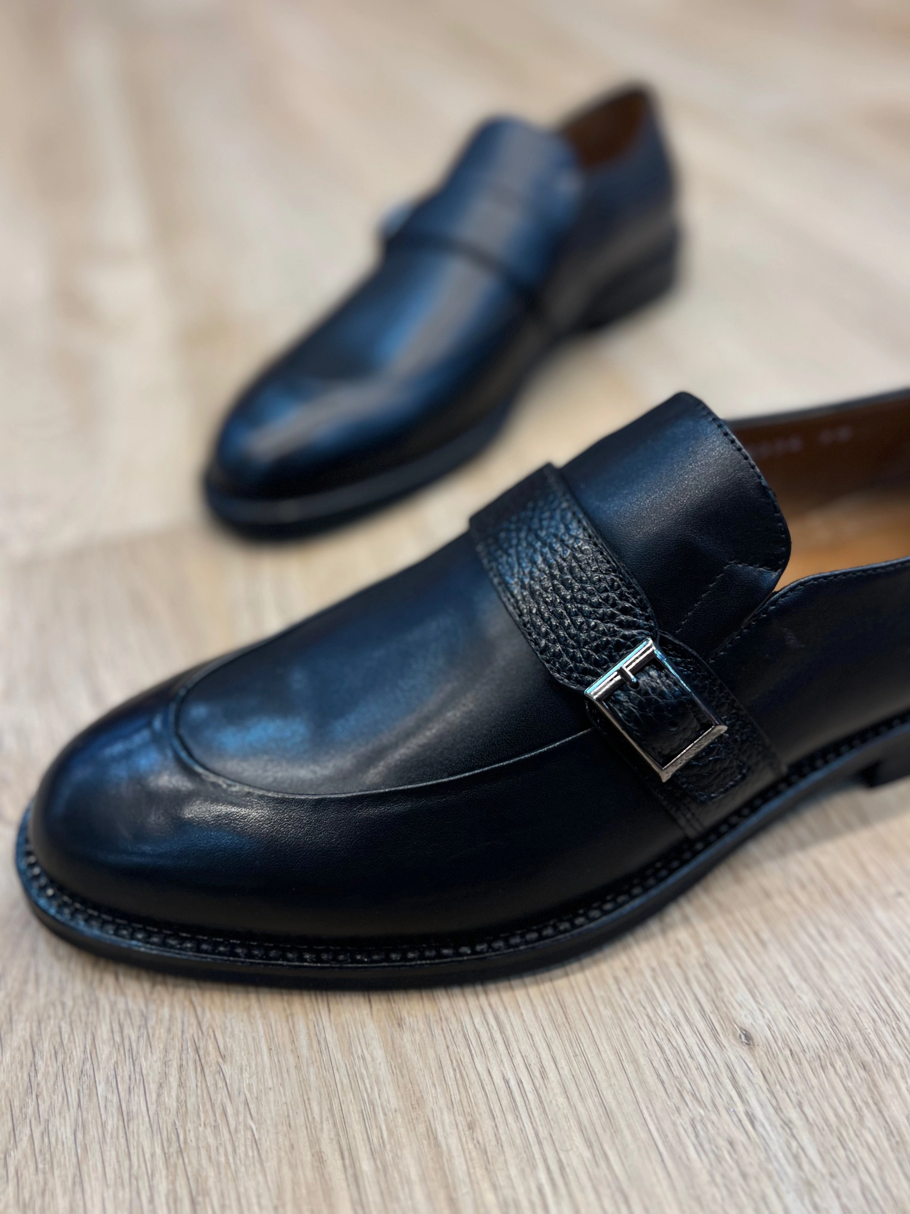 Ghillie Brogue Shoes Leather Monk Strap Loafer  Timeless Craftsmanship