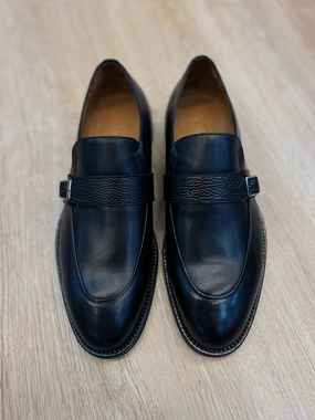 Leather Monk Strap Loafer  Timeless Craftsmanship Oxford Brogue Heels