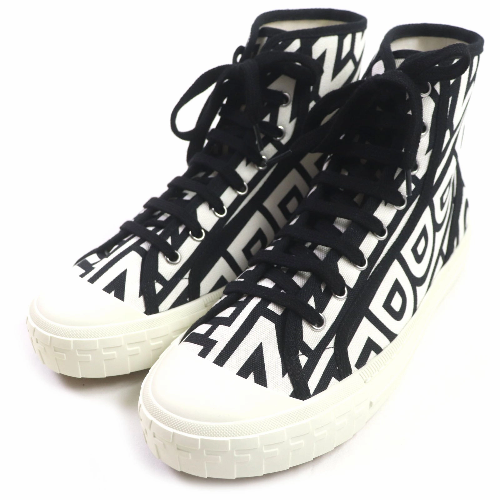 Puma Roma Casual Shoes Fendi Marc Jacobs Canvas High Cut Sneakers Black White