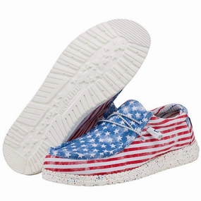 1461 Quad Oxfords Hey Dude Wally Stars N Stripes Shoes Patriotic