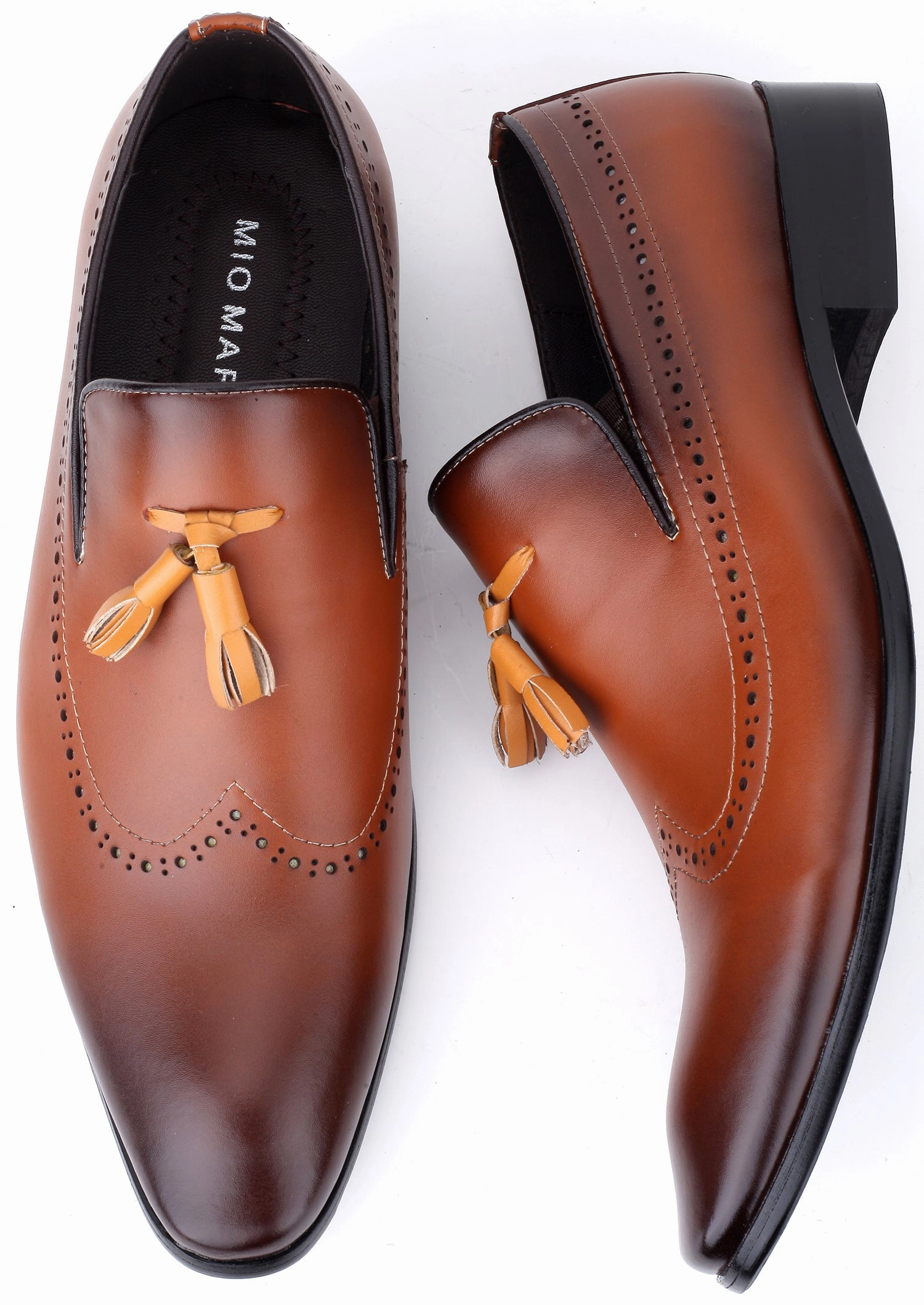 Two Tone Oxford Shoes Tassled Oxford Shoes