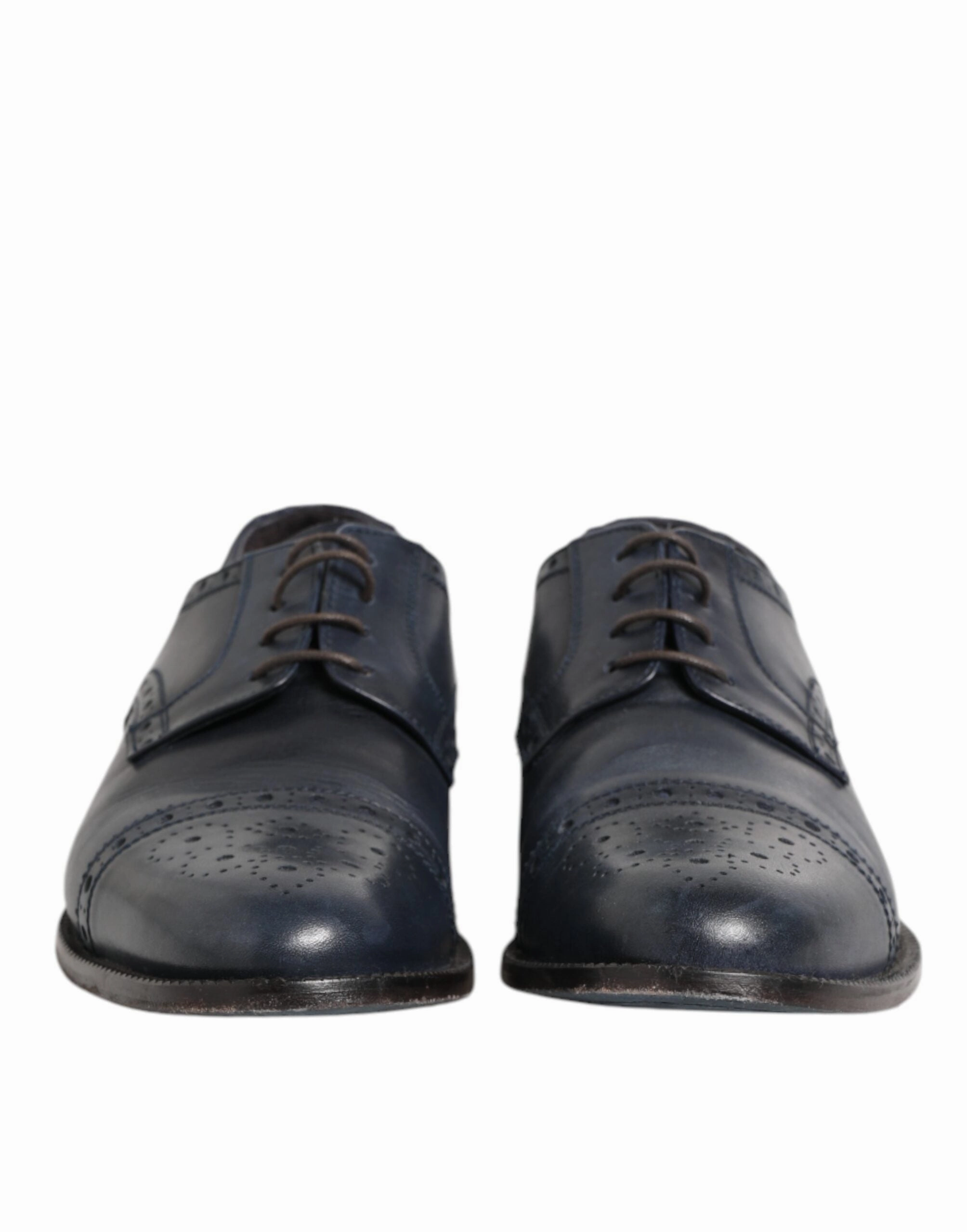 Daniele Alessandrini Leather Wingtip Lace-up Formal Derby Men's Shoes (Pre-Owned) Difference Between Derby And Oxford Shoes