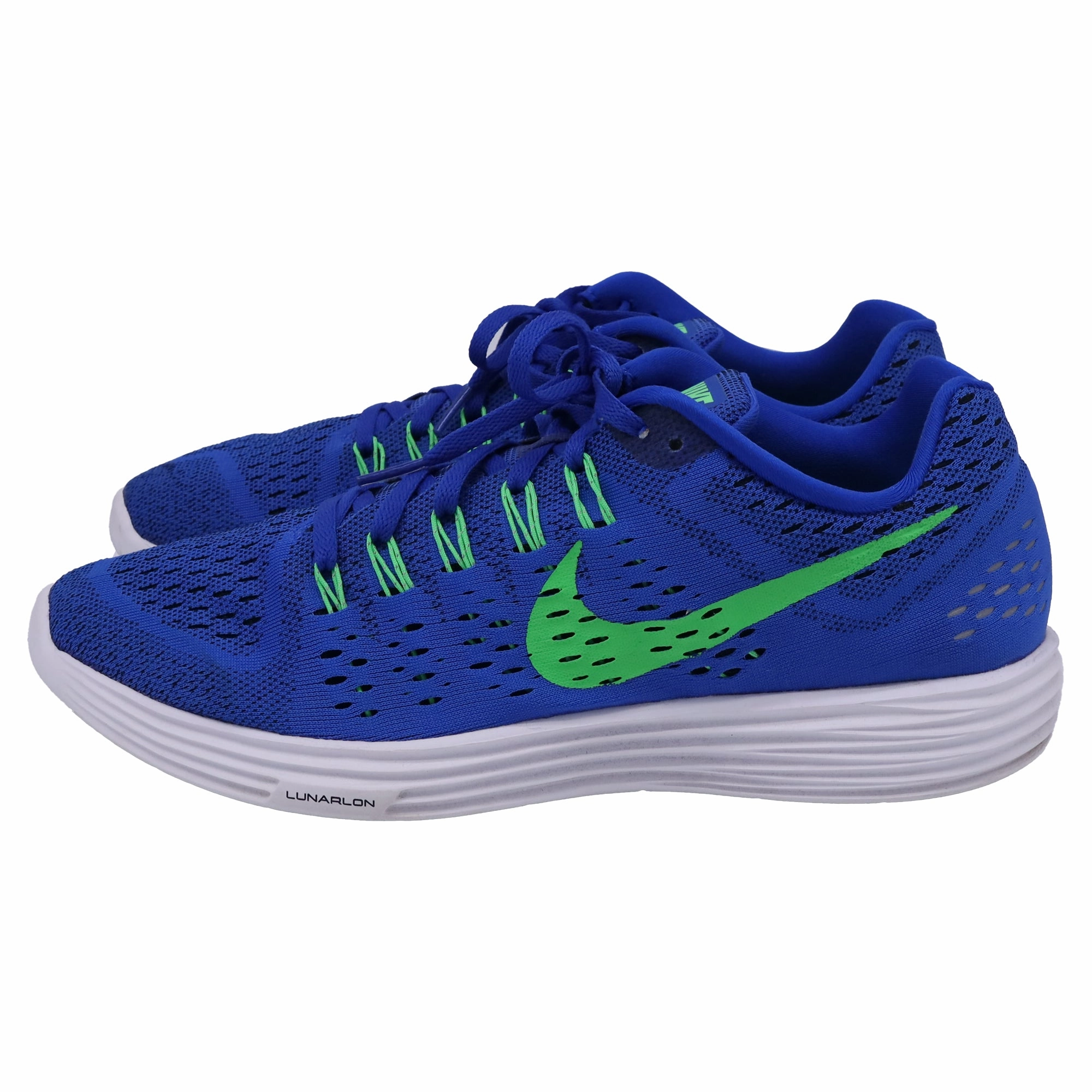 Nike Lunar Tempo Sneakers in Blue Polyester Air Max Bella Tr 5 Training Shoes