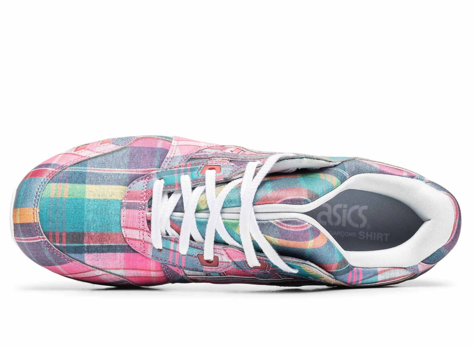 Asics Conviction X Cross Trainer Shoe Comme des Garons SHIRT x ASICS Gel Lyte III in Pink Plaid