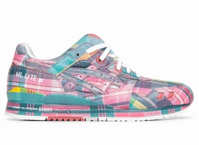 Comme des Garons SHIRT x ASICS Gel Lyte III in Pink Plaid Asics Gel-jadeite Running Shoes