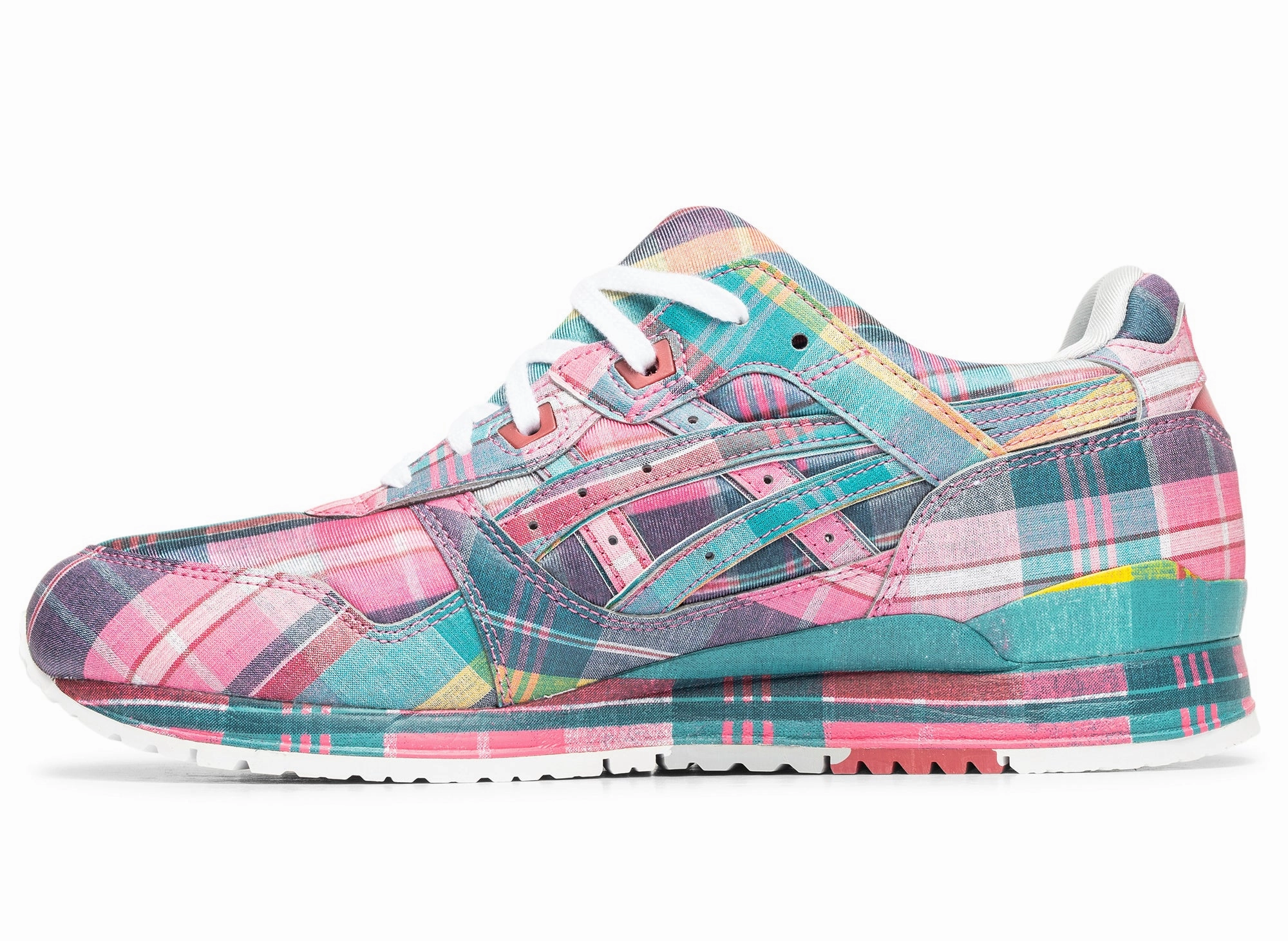 Comme des Garons SHIRT x ASICS Gel Lyte III in Pink Plaid Asics Gt-1000 13 Grade School Running Shoes