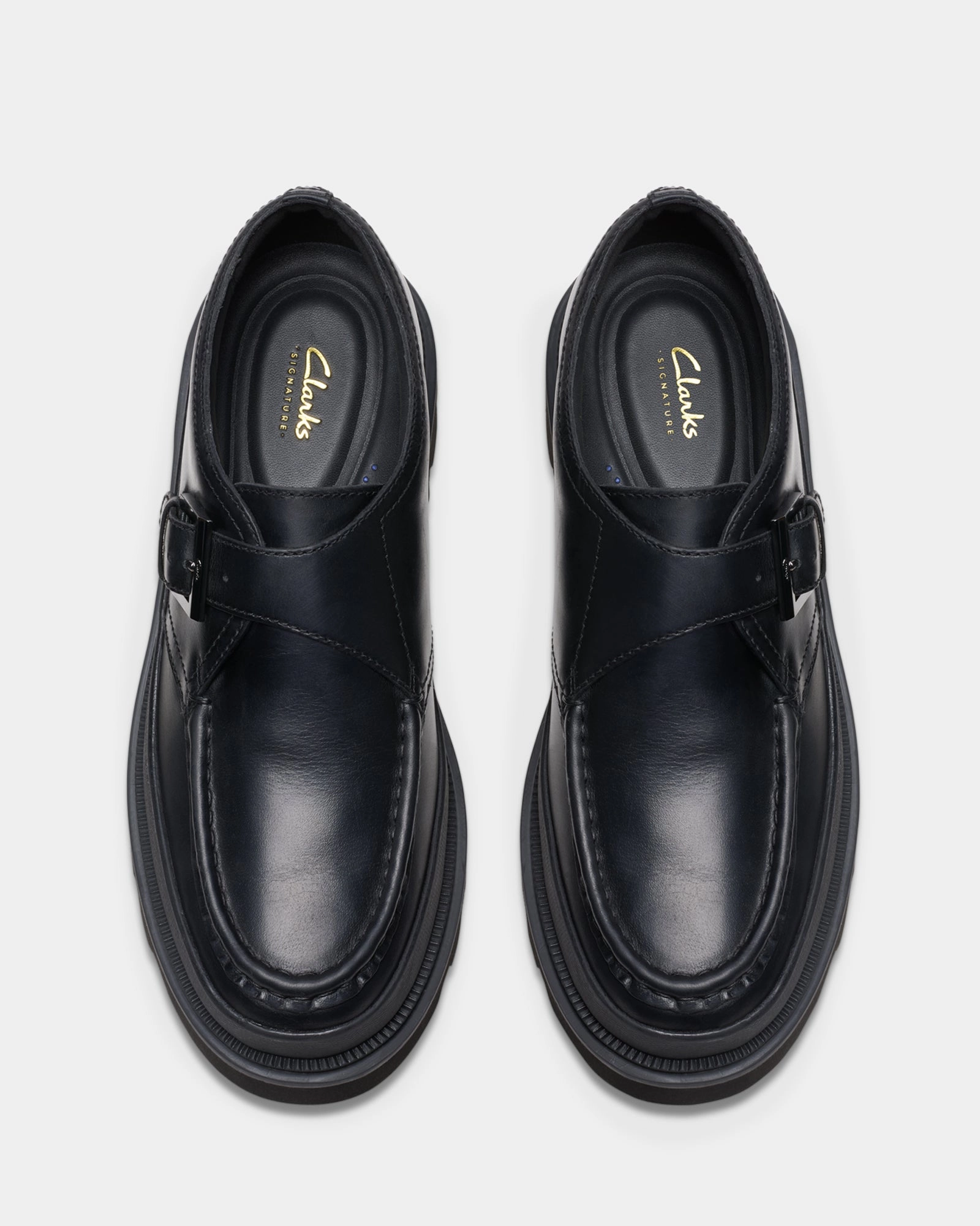 Badell Monk Black Leather Brogue Boots Men Outfit