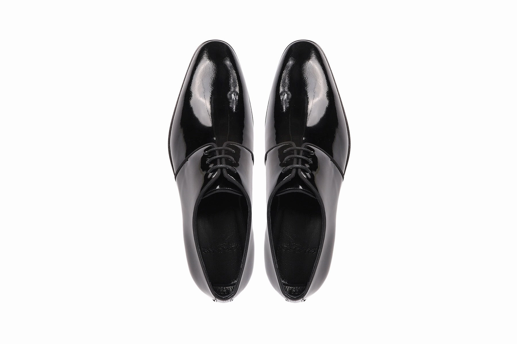 Irving Patent Leather Derby Shoes Patriot Lace Up Running Shoes