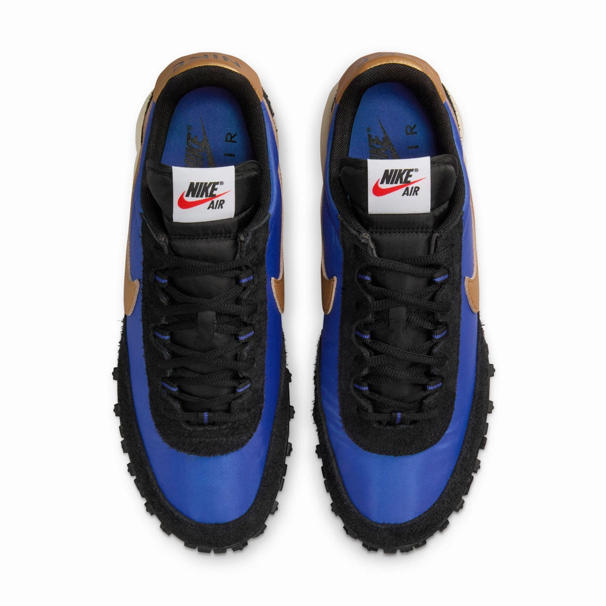 Air Max Waffle SP 'Black Hyper Blue' Rebound Layup Basketball Shoes