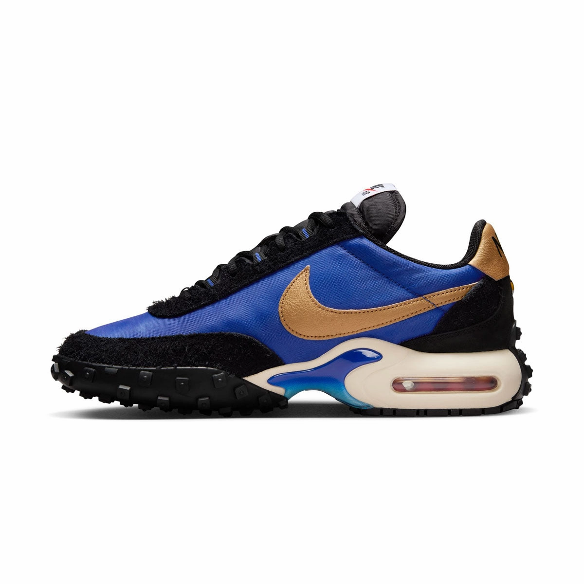 Air Max Waffle SP 'Black Hyper Blue' Basketball Shoes For Bunions