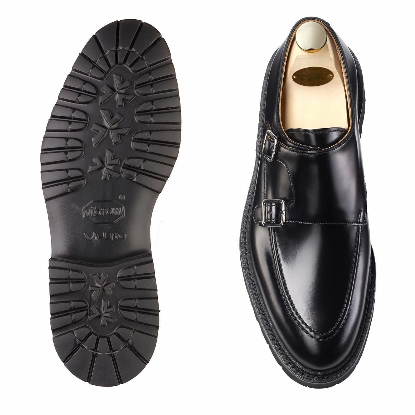 Whitby Black Cavalry Calf Brogue Shoes Wiki