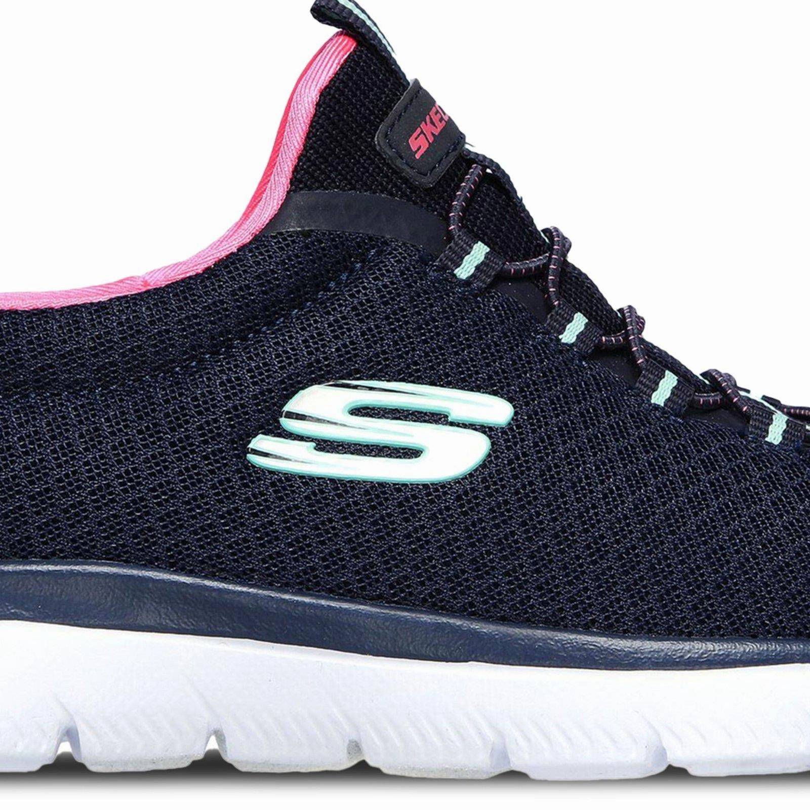 Womens Wide Fit Skechers Summits 12980 Walking Sneakers Under Armor Weight Training Shoes