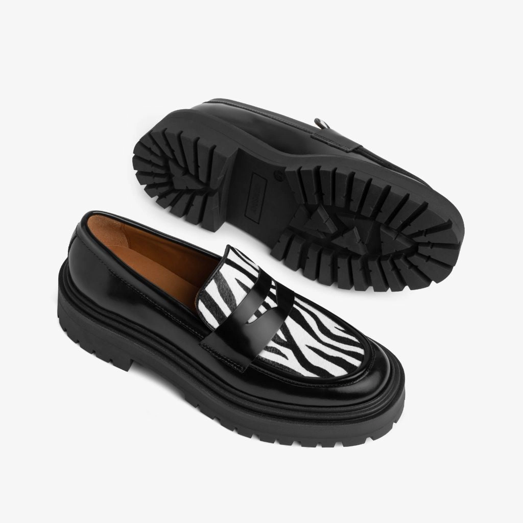 Penny Platform | Zebra Mary Jane Ecco Shoes