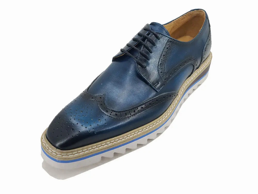 Wing-tip Blucher style Oxford with ligtweight sole Oxford Casual Shoes