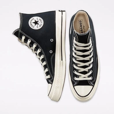 Converse Chuck 70 Hi Black/Egret Comfort Casual Leather Shoes
