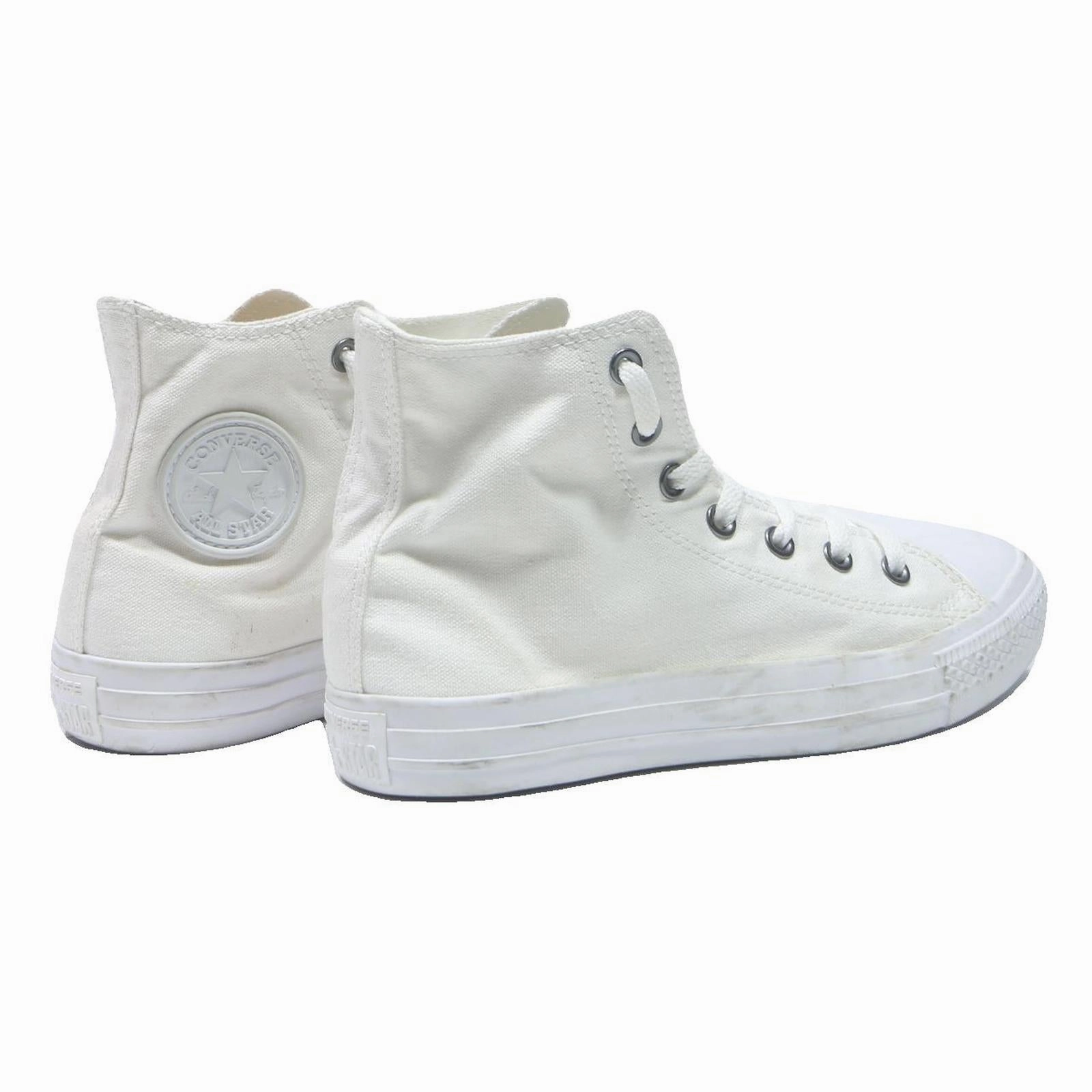 Casual Shoes Wear Jeans CONVERSE Chuck Taylor All Star Classic Womens High Top Trainers White Canvas UK