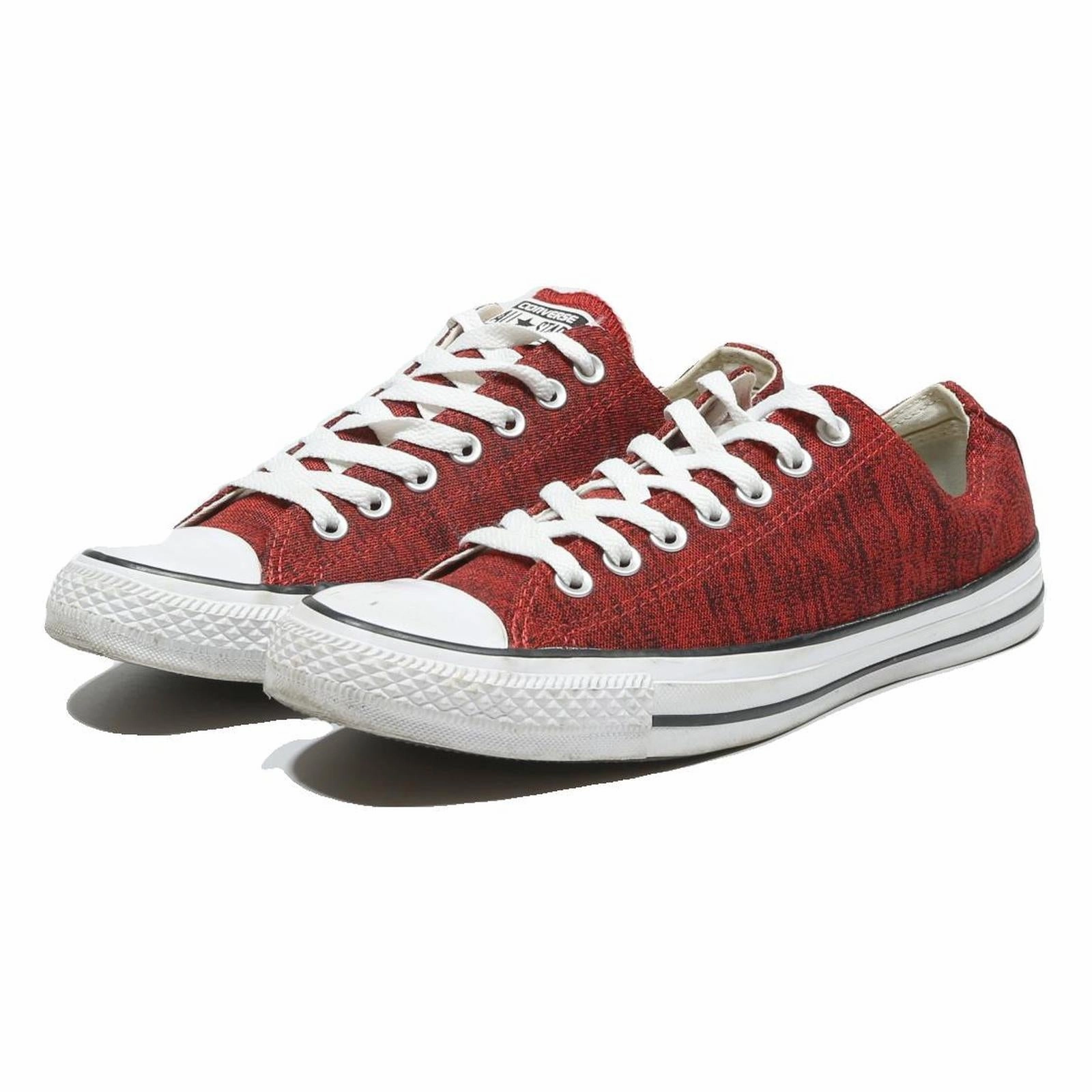 Casual Soft Shoes CONVERSE Chuck Taylor All Star Mens Low Top Trainers Red Canvas UK 8.5 Classic