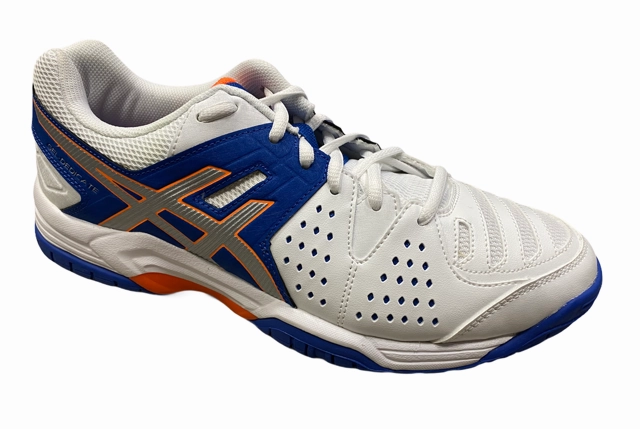 Best New Tennis Shoes Asics scarpa da tennis da uomo Gel Dedicate 4 E507Y 4293 blue silver flash orange