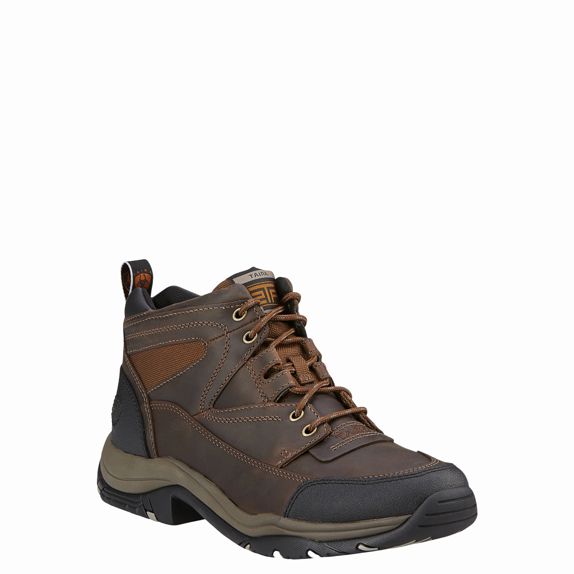 Ariat Men's Terrain Distressed Brown Lace Up Boots 10002182 Best Cheapest Hiking Shoes