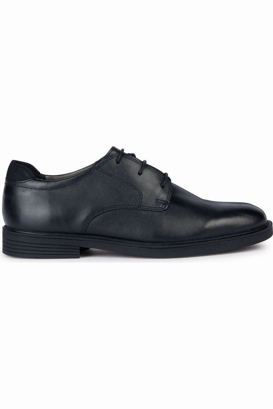 Geox Zheeno J36LAA black school shoes Best Suede Oxfords