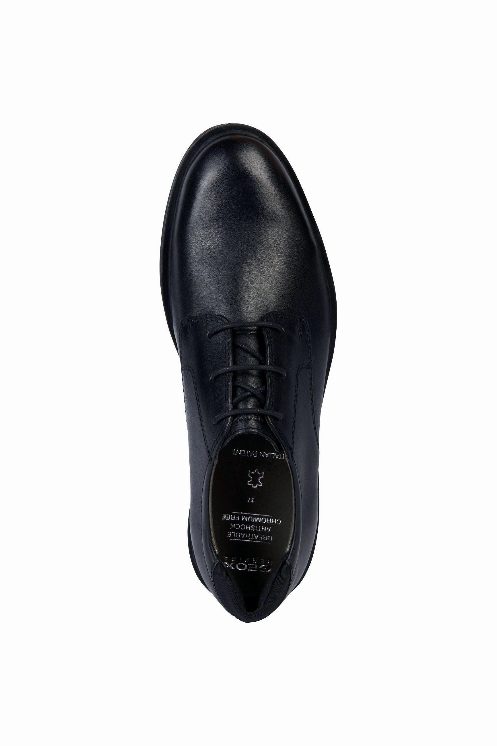 Spyre Plain Toe Oxfords Geox Zheeno J36LAA black school shoes