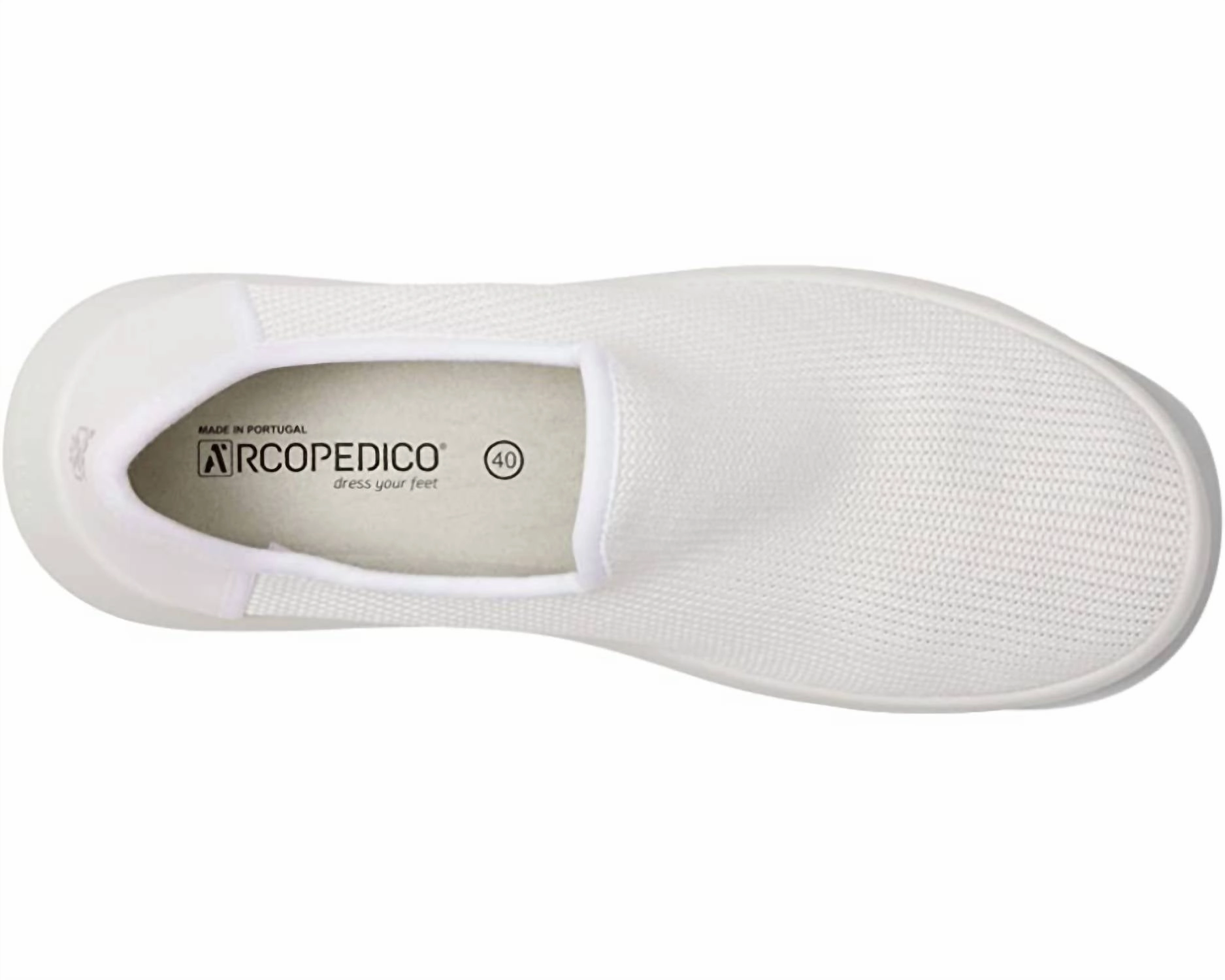 Soda Shoes Slip Ons Gaia Slip On Sneaker In White