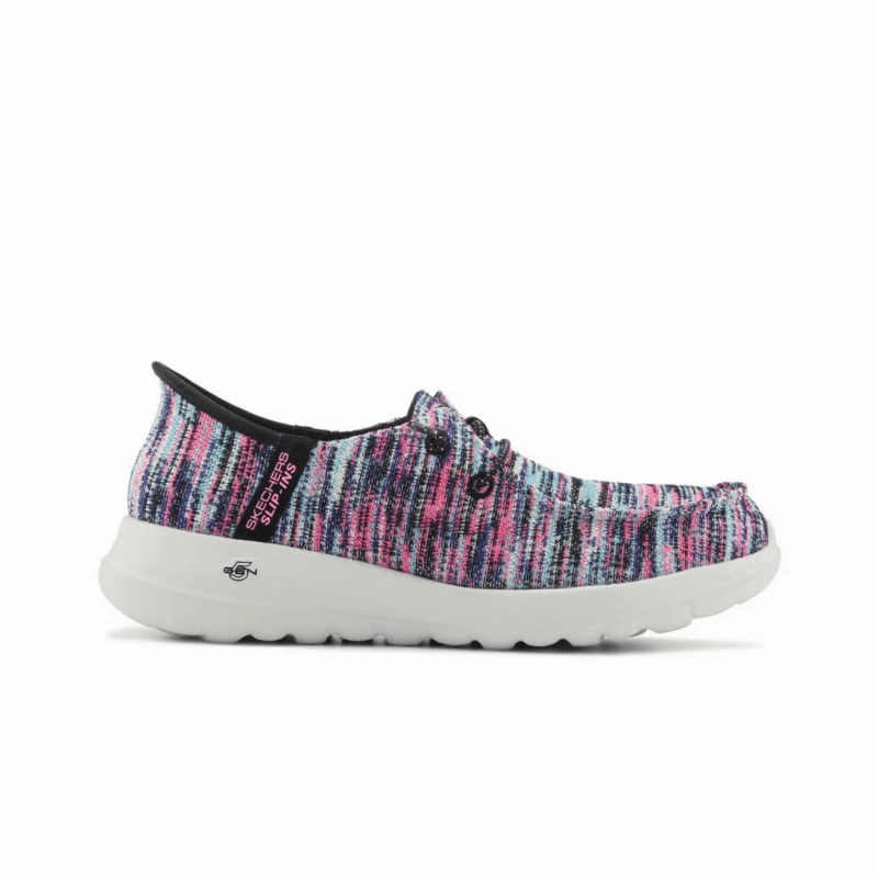 Skechers Women's Slip-Ins GO WALK Joy Halen - Black/Multi Types Of Slip Ons