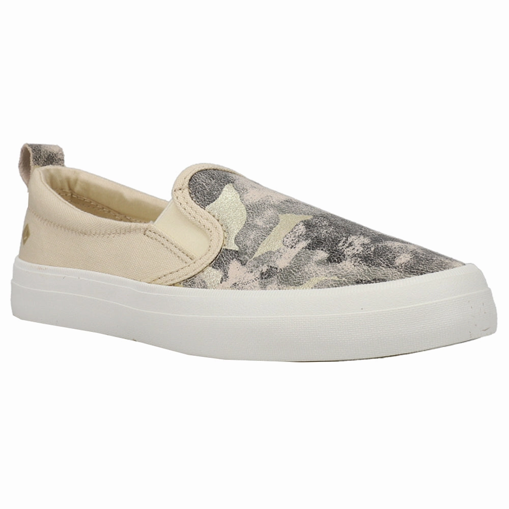 Crest Twin Gore Camo Slip On Sneakers Fluffy Slip On Slippers