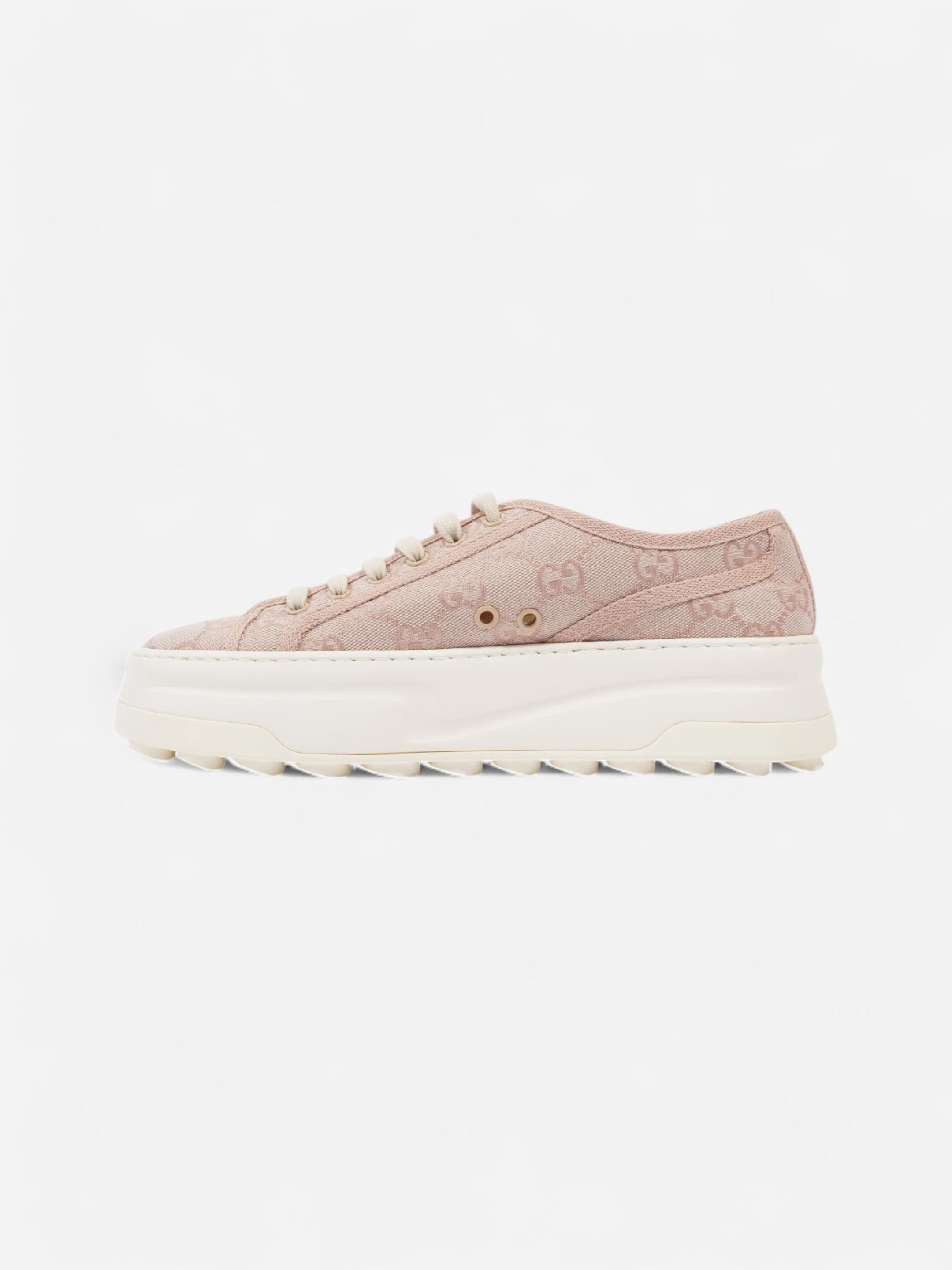 Shoes To Play Tennis Gucci GG Tennis 1977 Sneakers Pink Canvas EU 39 UK 6