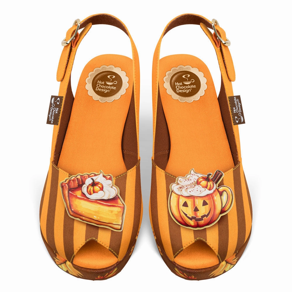 Chocolaticas Autumn Delight Women's Platform Sandal