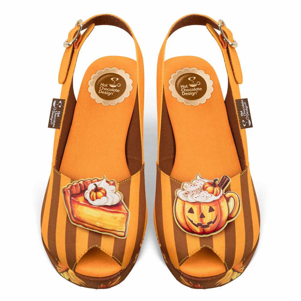 Chocolaticas Autumn Delight Women's Platform Sandal