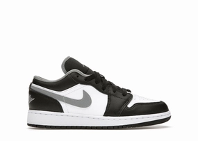 Running Shoes That Look Like Dress Shoes Jordan 1 Low Black White Grey (Gs)