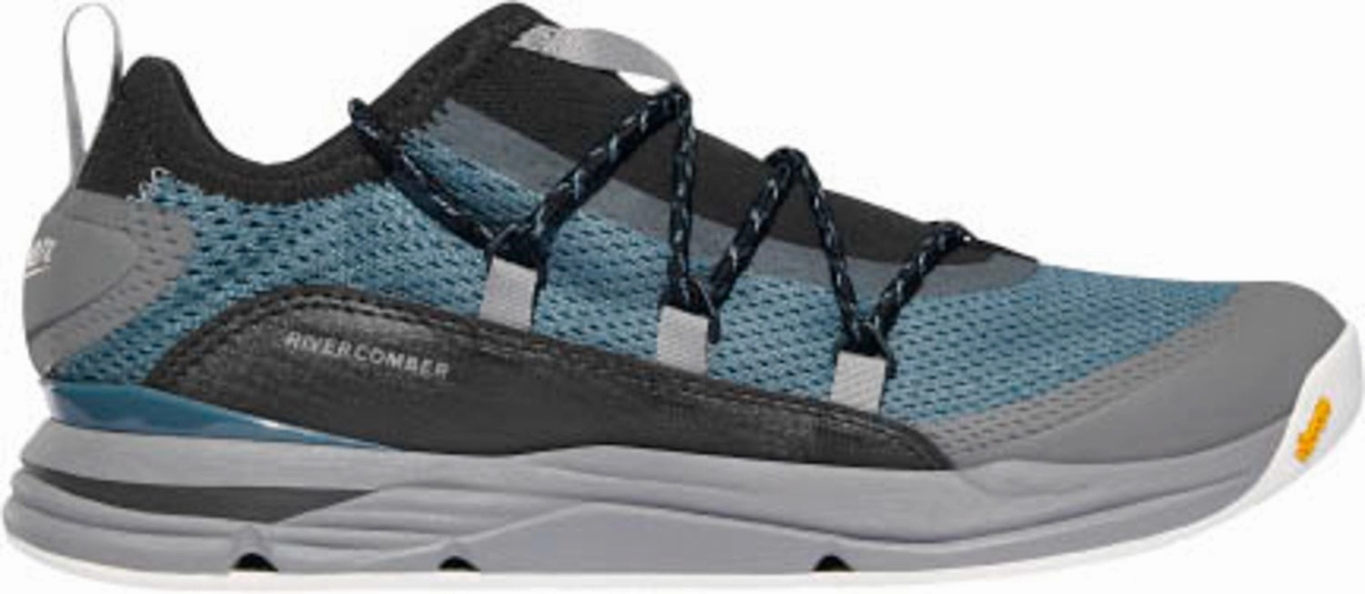 Lone Peak Hiking Shoes Danner Mens Rivercomber 3in Goblin Blue/Charcoal Cordura Hiking Shoes
