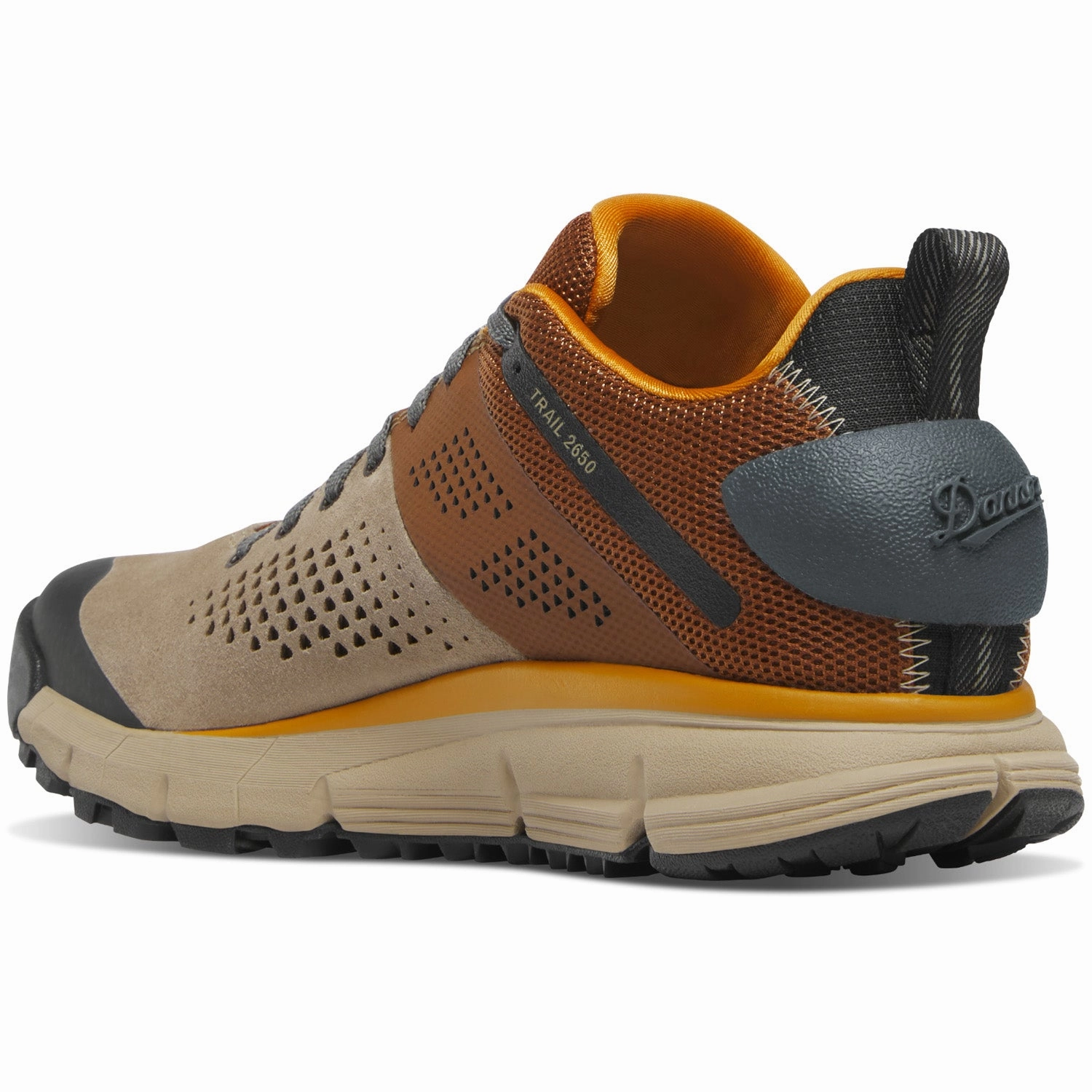 Hiking Shoes Rental Danner Mens Trail 2650 Timber Wolf/Bone Brown Suede Hiking Shoes