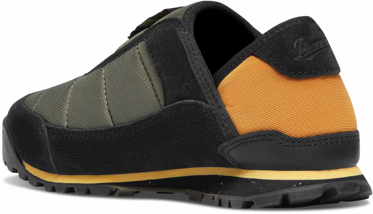 Hiking Shoes For Wet Conditions Danner Womens Jag Loft 200G Olive/Pyrite Suede Hiking Shoes